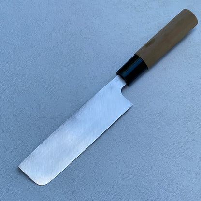 New old stock Japanese Sakai Hidetake Usuba vegetable knife.140mm (Carbon steel) With box