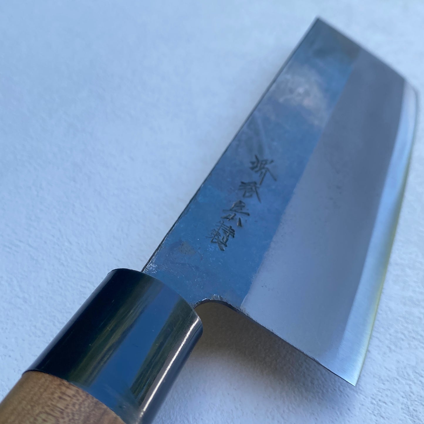 New Old stock Japanese Sakai Hidetake Nakiri vegetable knife 165mm (carbon steel)  With box