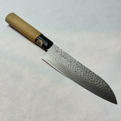 Restored Japanese Santoku all purpose knife 165mm ( Stainless Steel )with box