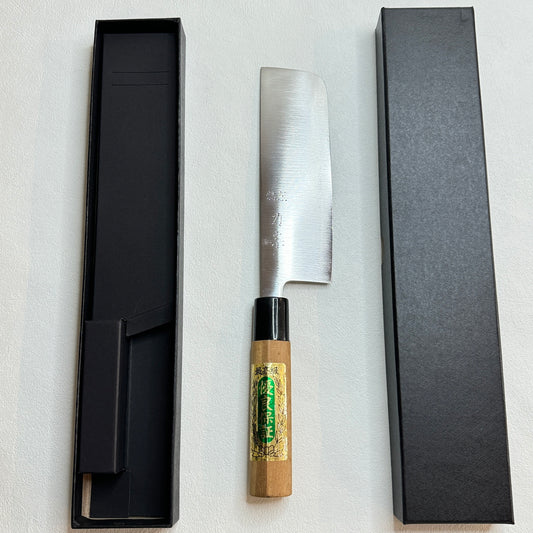 Restored Japanese Nakiri vegetable knife 165mm With box