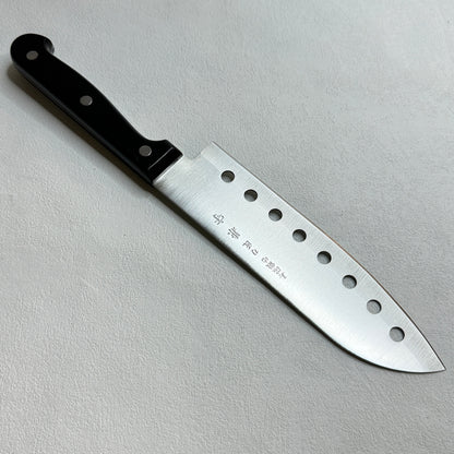 Restored Japanese Mino Kanemori Santoku all purpose knife 165mm