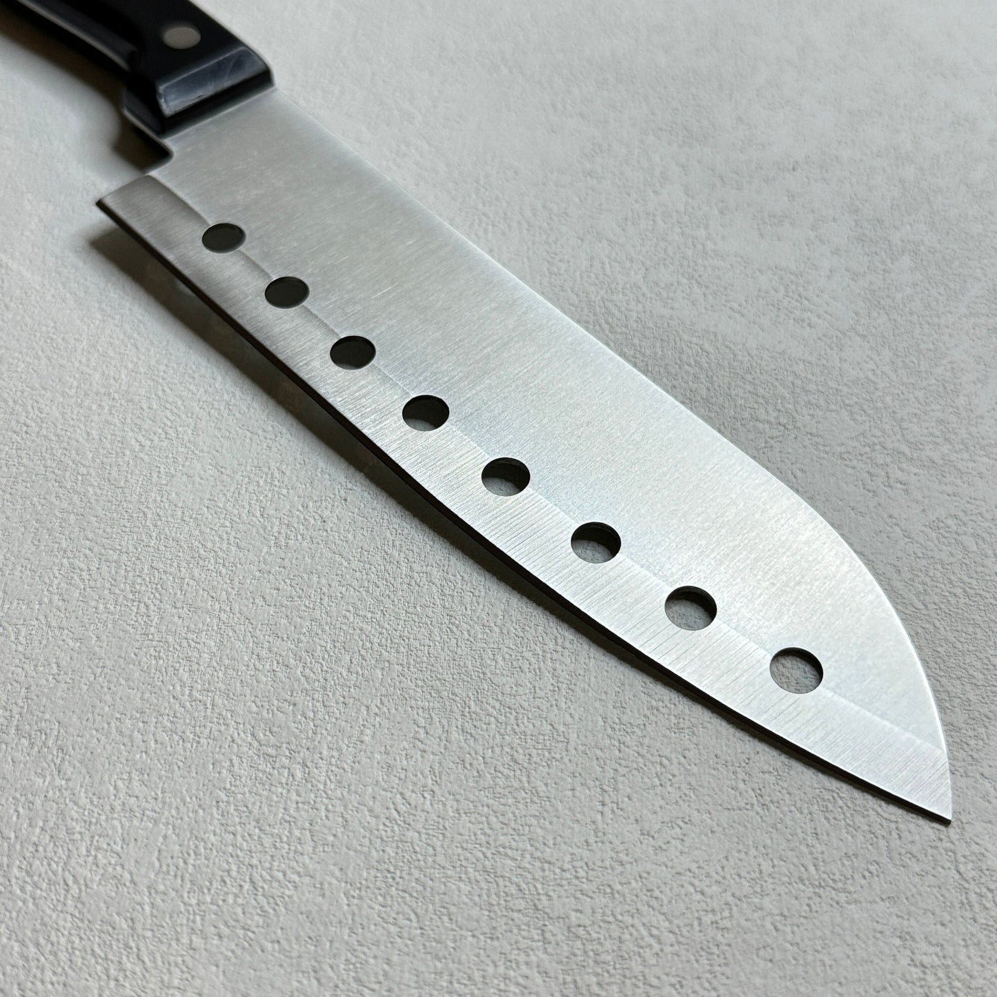 Restored Japanese Mino Kanemori Santoku all purpose knife 165mm