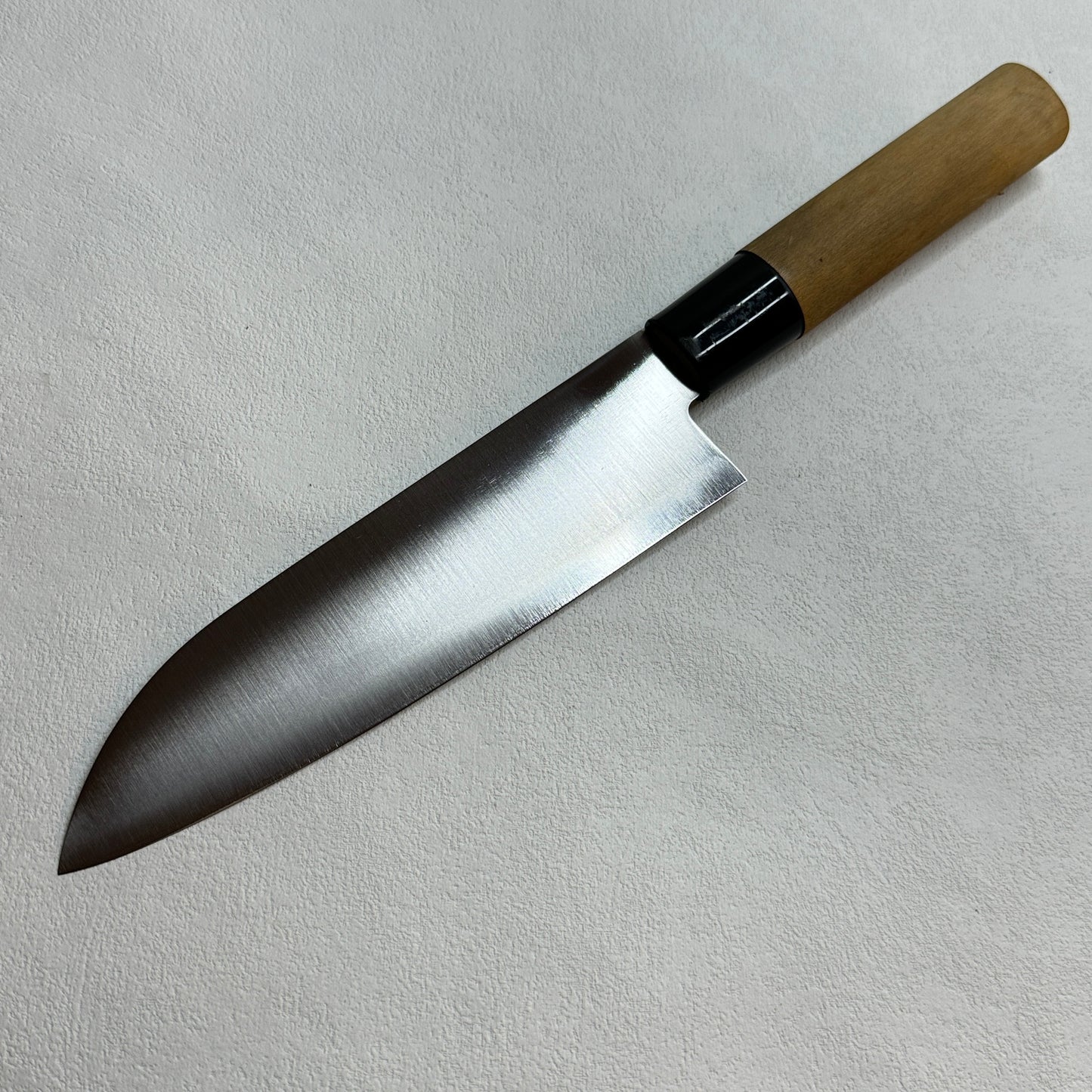 Restored Japanese Nihonbashi Kiya Santoku all purpose knife 168mm