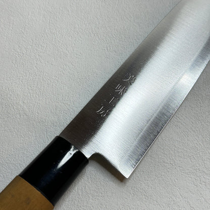 Restored Japanese Nihonbashi Kiya Santoku all purpose knife 168mm