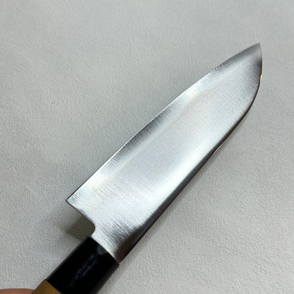 Restored Japanese Nihonbashi Kiya Santoku all purpose knife 168mm